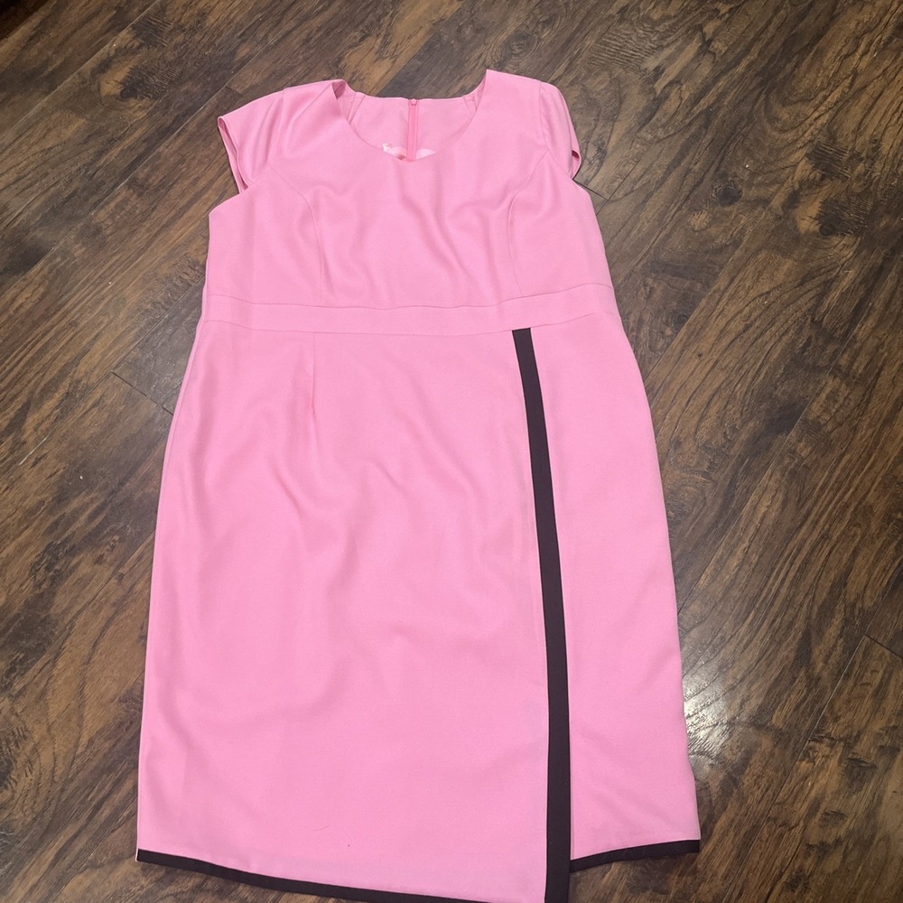 Ben Marc International Women's Church Suit Set Pink Dress & Jacket, Sz 18 EUC - Picture 9 of 15